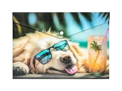 Centrum, koperta na napę, A4, Chillout Dog, 1 szt.