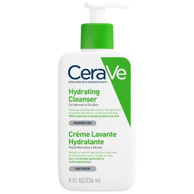 CeraVe, nawilżająca emulsja do mycia dla skóry normalnej i suchej, 236 ml