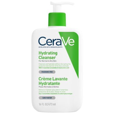 CeraVe, nawilżająca emulsja do mycia dla skóry normalnej i suchej, 473 ml