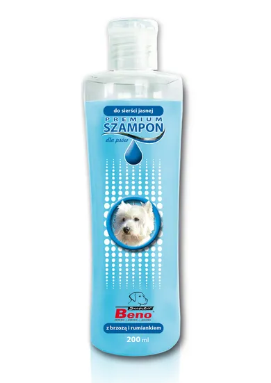 Certech, Super Beno Premium, szampon do sierści jasnej, 200 ml