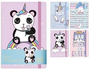 Cervantes, notatnik na gumkę A5, 96 kartek, linia, 1 szt.