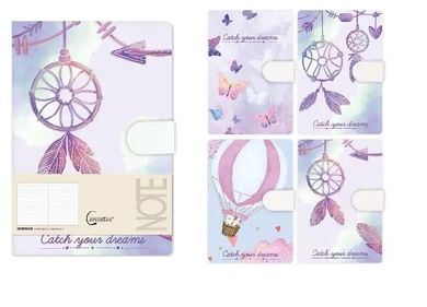 Cervantes, notatnik na magnes A6, 144 kartki, linia, Sny, 1 szt.
