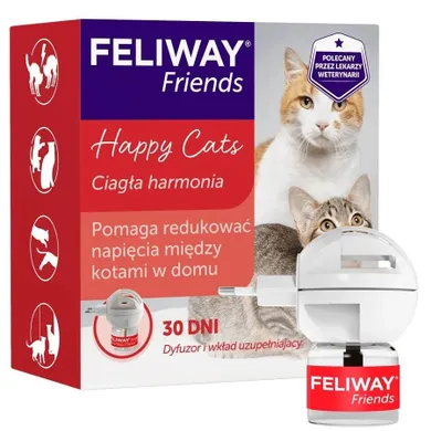 Ceva, Feliway Friends, feromony dla kota, dyfuzor z wkładem, 48 ml