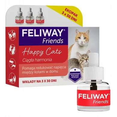 Ceva, Feliway Friends, wkład feromonowy redukujący napięcie między kotami, 3-48 ml