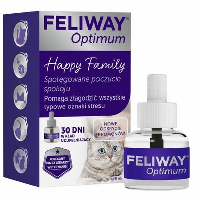 Ceva, Feliway Optimum, feromonowy wkład uzupełniający, 48 ml