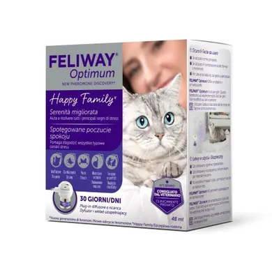 Ceva, Feliway Optimum, feromony dla kota, zestaw dyfuzor z wkładem