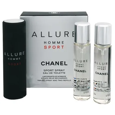 Chanel, Allure Homme Sport, woda toaletowa wymiennym wkładem, 3-20 ml