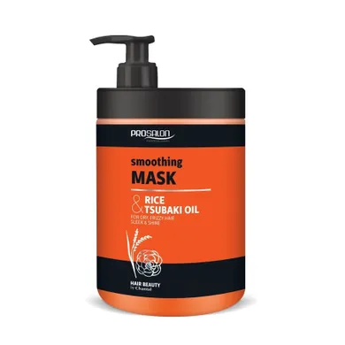 Chantal, Prosalon Smoothing Mask, wygładzająca maska do włosów, Ryż & olej Tsubaki, 1000 g