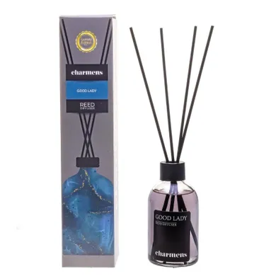 Charmens, Luxury Edition Reed Diffuser, patyczki zapachowe, Good Lady, 110 ml