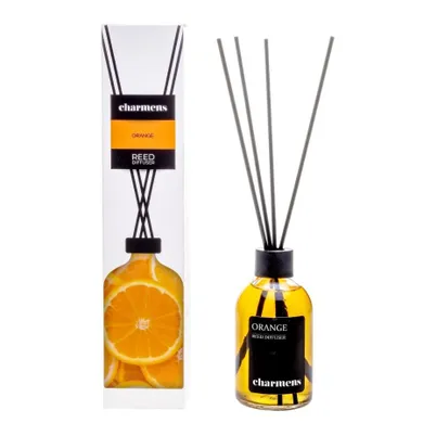 Charmens, Reed Diffuser, patyczki zapachowe, Pomarańcza, 110 ml