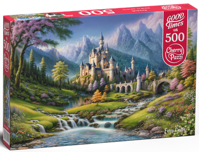 Cherrypazzi, Fairy Castle, puzzle, 500 elementów