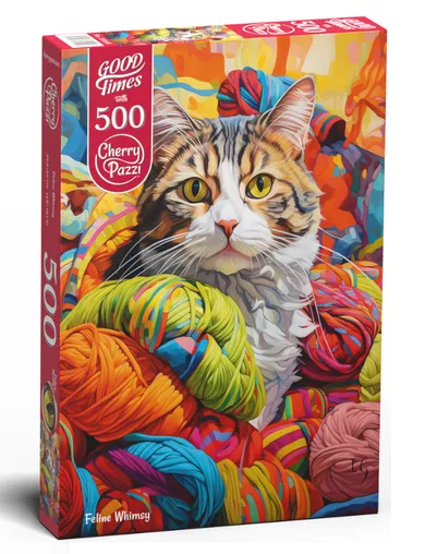 Cherrypazzi, Feline Whimsy, puzzle, 500 elementów