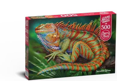 Cherrypazzi, Incredible Iguana, puzzle, 500 elementów