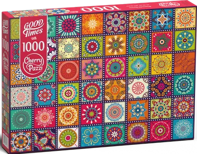 Cherrypazzi, Ornamental Squares, puzzle, 1000 elementów