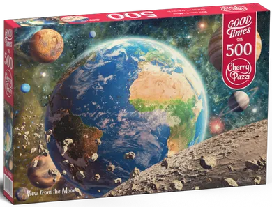 Cherrypazzi, View from the Moon, puzzle, 500 elementów