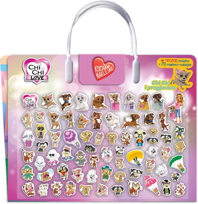 Chi Chi Love i przyjaciele. Kocham naklejać