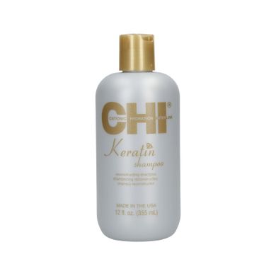 CHI, Keratin, keratynowy szampon odbudowujący, 355 ml
