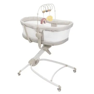 Chicco, Baby Hug Armonia, 4w1: łóżeczko, leżaczek i krzesełko do karmienia, motherpearl