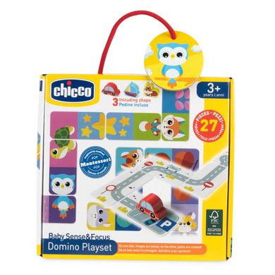 Chicco, Baby Sense & Focus, Domino Odkrywcy Natury, gra logiczna