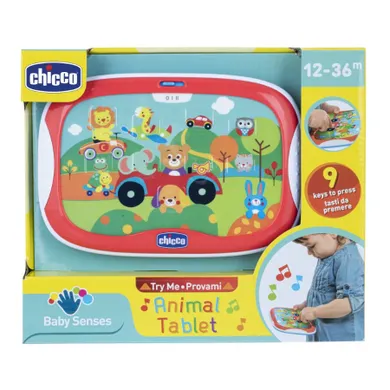 Chicco, Baby Senses, Zwierzątka, tablet, zabawka interaktywna