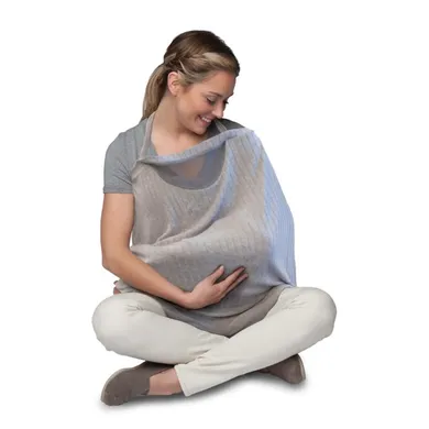 Chicco, Boppy nursing, szal do karmienia, silver