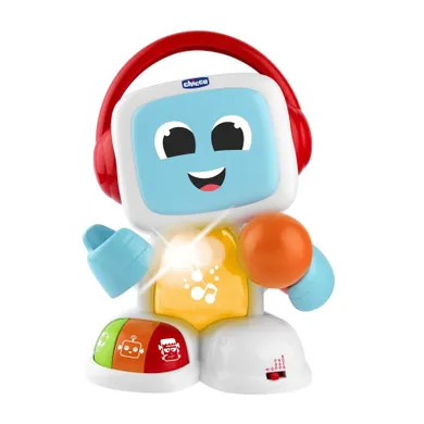 Chicco, Happy Music, Robit, Robot Śpiewający Karaoke, zabawka interaktywna 2w1