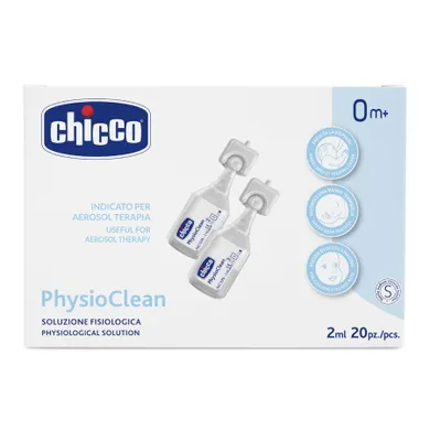 Chicco, izotoniczny roztwór soli fizjologicznej, 2 ml, 20 szt.