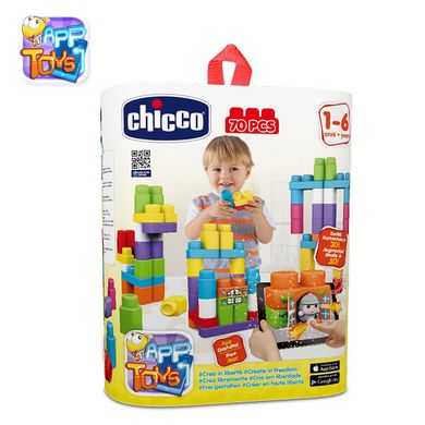 Chicco, klocki, 70 elementów