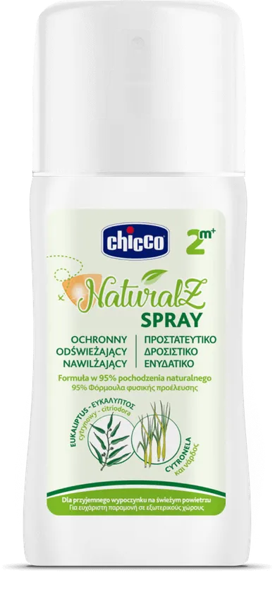 Chicco, Natural Z, spray ochronny, 100 ml, 2m+