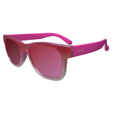 Chicco, okulary przeciwsłoneczne + etui, 24m+, różowe