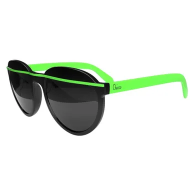 Chicco, okulary przeciwsłoneczne + etui, 5l+, zielone