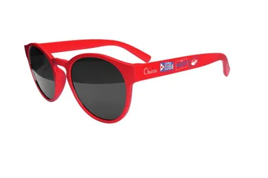 Chicco, okulary przeciwsłoneczne, czerwony, 36m+