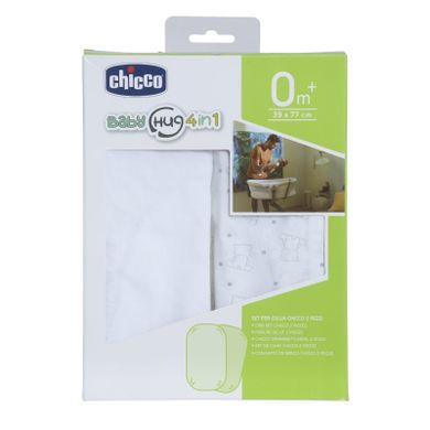 Chicco, prześcieradło do łóżeczka Baby Hug 4w1, bear, 2 szt.