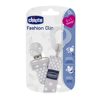 Chicco, uniwersalna tasiemka do smoczka, neutral