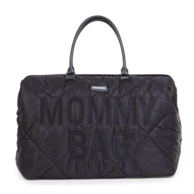 Childhome, Mommy Bag, torba, pikowana, Czarna