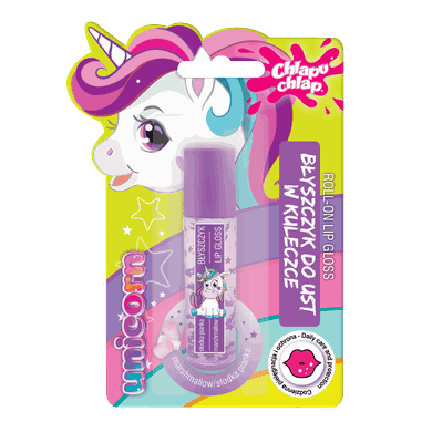 Chlapu Chlap, błyszczyk do ust w kuleczce, słodka pianka, 5 ml