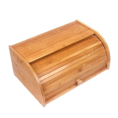 Chlebak bambusowy, pojemnik na pieczywo, 40-26-20 cm