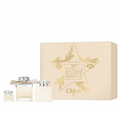 Chloe, Chloe, zestaw, woda perfumowana, spray, 75 ml + balsam do ciała, 100 ml + woda perfumowana, 5 ml