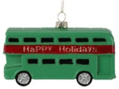 Christmas Decoration, bombka formówka, plastikowa, bezpieczna, autobus turystyczny