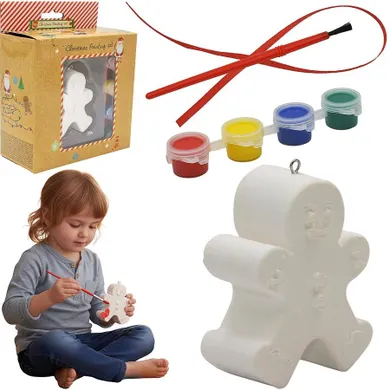 Christmas Decoration, Ciastek, ozdoba z gipsu do malowania