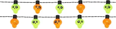 Christmas Decoration, girlanda halloween, czaszki, 10 LED