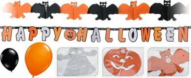 Christmas Decoration, Happy Halloween, zestaw dekoracyjny, 14 elementów