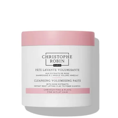 Christophe Robin, Cleansing Volumizing Paste With Rose Extracts, oczyszczający szampon w formie pasty unoszący włosy u nasady, 250 ml