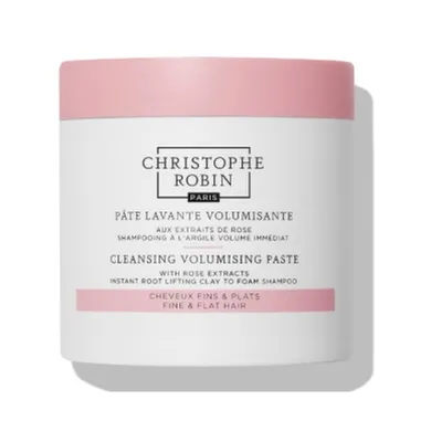 Christophe Robin, Cleansing Volumizing Paste With Rose Extracts, oczyszczający szampon w formie pasty unoszący włosy u nasady, 75 ml