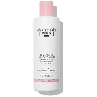 Christophe Robin, Delicate Volumizing Shampoo With Rose Extracts, codzienny szampon dodający objętości włosom cienkim, 250 ml
