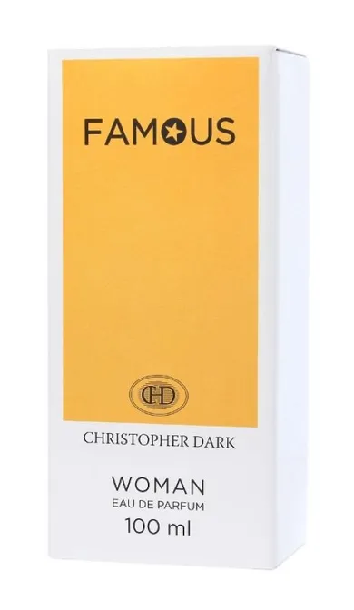 Christopher Dark, famous, woda perfumowana dla kobiet, 100 ml
