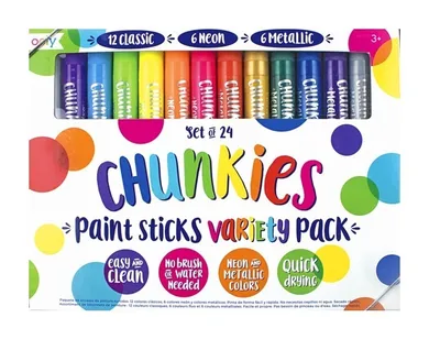 Chunkies Paint Sticks, farba w kredce, 24 kolory
