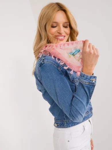 Chustka damska, różowa, Factory Price