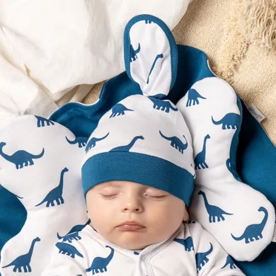 Chustka na głowę chłopięca, biała, Nicol