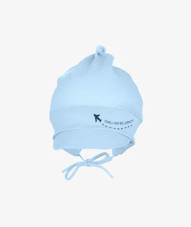 Chustka na głowę chłopięca, wiązana, niebieska, Iltom